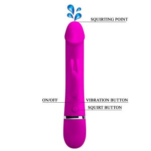 Rechargeable Squirting Rabbit Vibrator BondageBox UK