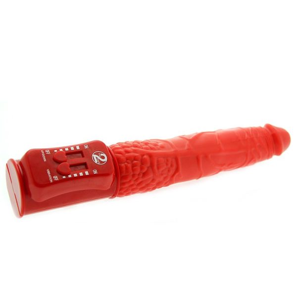 Red Push Standard Vibrator BondageBox UK