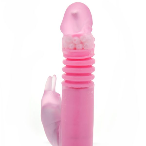Remote Control Thrusting Rabbit Pearl Vibrator BondageBox UK