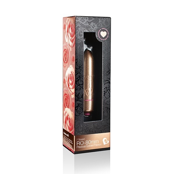 Rocks Off RO 80 Bullet Precious Golden Passion BondageBox UK