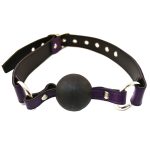 Rouge Garments Ball Gag Purple BondageBox UK