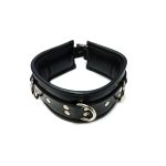 Rouge Garments Black Padded Collar BondageBox UK
