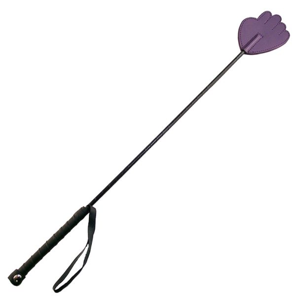 Rouge Garments Hand Riding Crop Purple BondageBox UK
