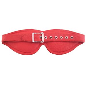 Rouge Garments Large Red Padded Blindfold BondageBox UK