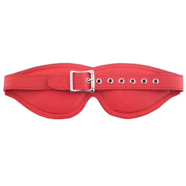 Rouge Garments Large Red Padded Blindfold BondageBox UK