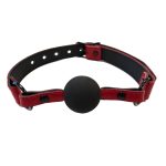 Rouge Garments Leather Croc Print Ball Gag BondageBox UK