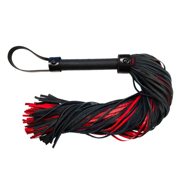 Rouge Garments Leather Croc Print Flogger BondageBox UK