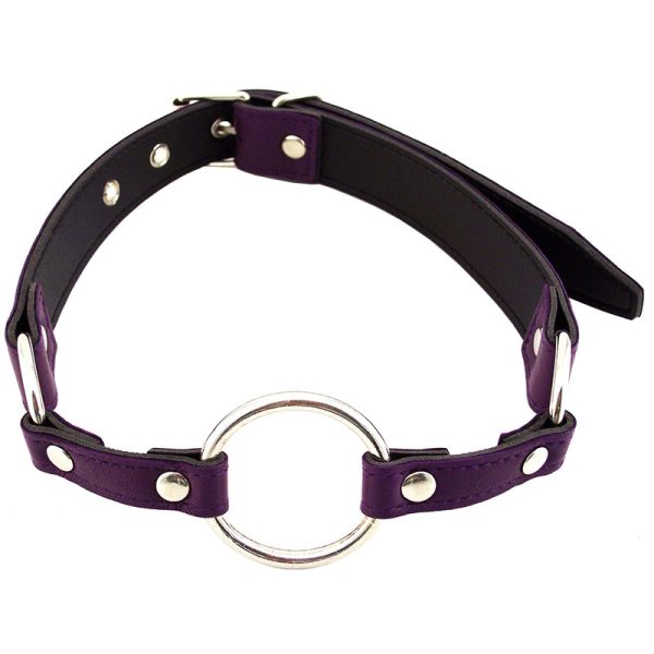 Rouge Garments O Ring Gag Purple BondageBox UK