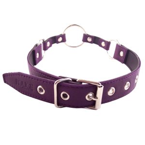 Rouge Garments O Ring Gag Purple BondageBox UK