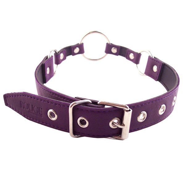 Rouge Garments O Ring Gag Purple BondageBox UK