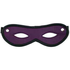 Rouge Garments Open Eye Mask Purple BondageBox UK