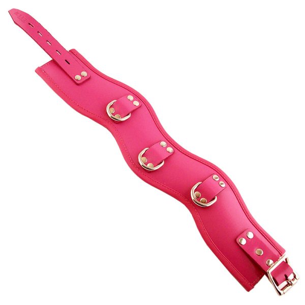 Rouge Garments Pink Padded Posture Collar BondageBox UK