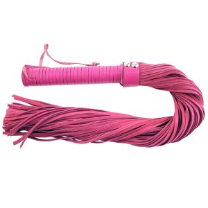 Rouge Garments Pink Suede Flogger BondageBox UK