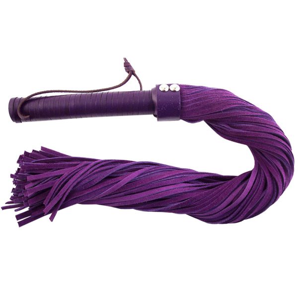 Rouge Garments Purple Suede Flogger BondageBox UK