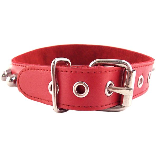 Rouge Garments Red Nut Collar BondageBox UK