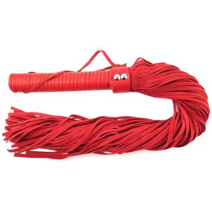 Rouge Garments Red Suede Flogger BondageBox UK