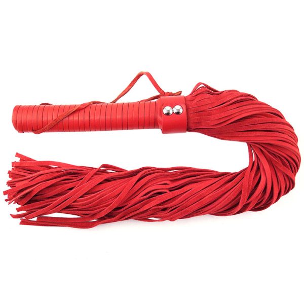 Rouge Garments Red Suede Flogger BondageBox UK
