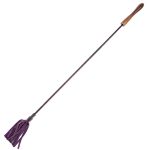 Rouge Garments Riding Crop With Wooden Handle Purple BondageBox UK
