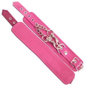 Rouge Garments Wrist Cuffs Pink BondageBox UK