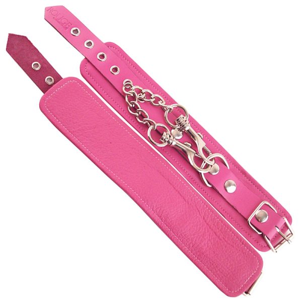 Rouge_Garments_Wrist_Cuffs_Pink_BondageBox_x2 Rouge Garments Wrist Cuffs Pink BondageBox UK