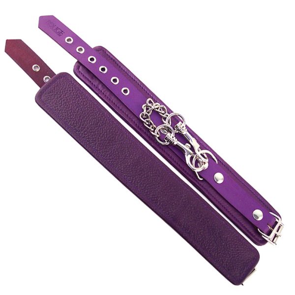 Rouge Garments Wrist Cuffs Purple BondageBox UK