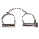 Rouge Stainless Steel Ankle Shackles BondageBox UK
