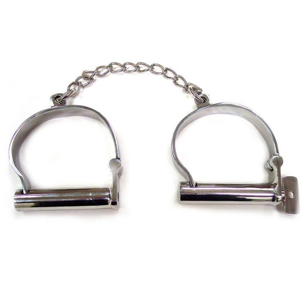 Rouge Stainless Steel Ankle Shackles BondageBox UK