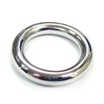Rouge Stainless Steel Round Cock Ring 40mm BondageBox UK