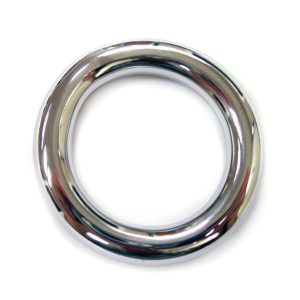 Rouge Stainless Steel Round Cock Ring 40mm BondageBox UK