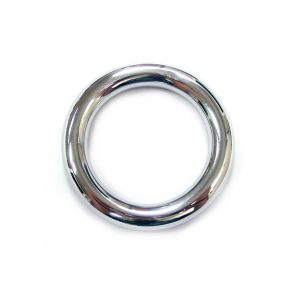 Rouge Stainless Steel Round Cock Ring 45mm BondageBox UK