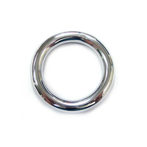 Rouge Stainless Steel Round Cock Ring 45mm BondageBox UK