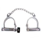 Rouge Stainless Steel Wrist Shackles BondageBox UK