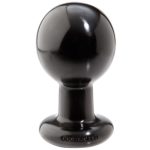 Round Large Black Butt Plug BondageBox UK