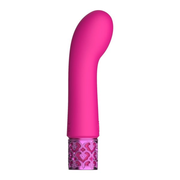 Royal Gems Bijou Rechargeable Silicone Bullet Pink BondageBox UK