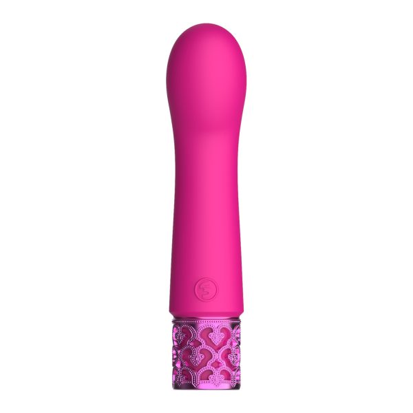 Royal Gems Bijou Rechargeable Silicone Bullet Pink BondageBox UK