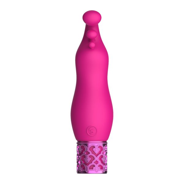 Royal Gems Exquisite Rechargeable Silicone Bullet Pink BondageBox UK