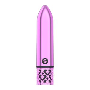 Royal Gems Glamour Rechargeable Bullet Pink BondageBox UK