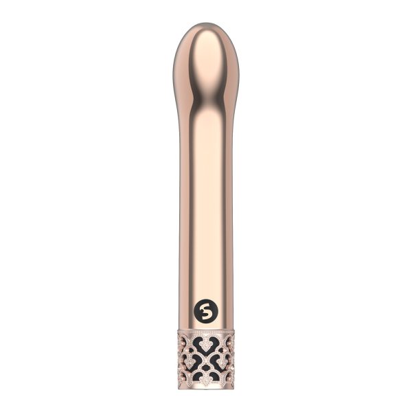 Royal Gems Jewel Rechargeable G Spot Bullet Rose Gold BondageBox UK
