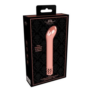 Royal Gems Jewel Rechargeable G Spot Bullet Rose Gold BondageBox UK