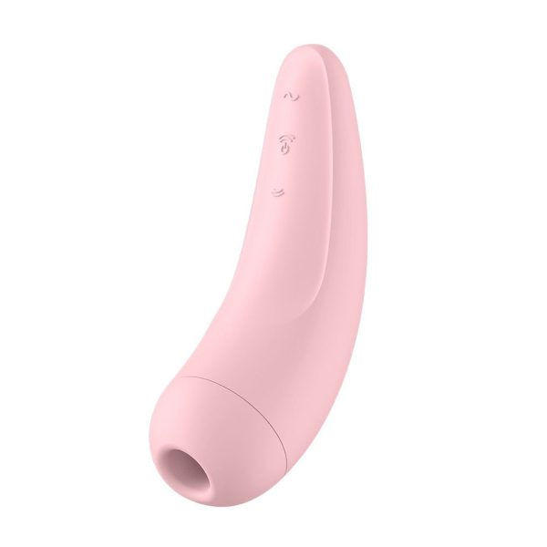 Satisfyer App Enabled Curvy 2 Plus Clitoral Massager Pink BondageBox UK