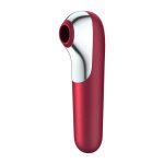 Satisfyer App Enabled Dual Love Clitoral Massager Red BondageBox UK