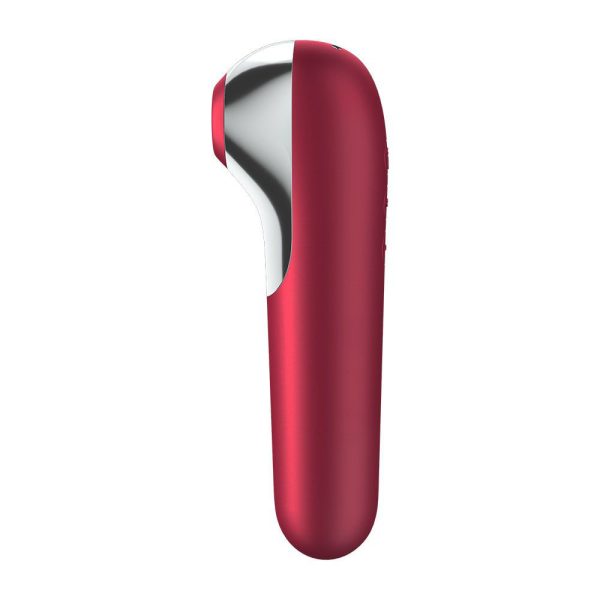 Satisfyer App Enabled Dual Love Clitoral Massager Red BondageBox UK