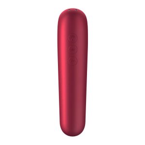 Satisfyer App Enabled Dual Love Clitoral Massager Red BondageBox UK