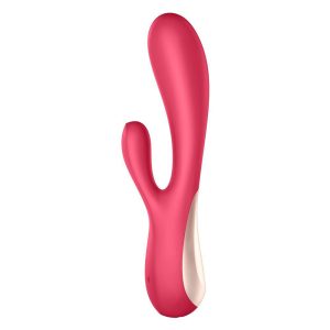 Satisfyer App Enabled Mono Flex Rabbit Vibrator Red BondageBox UK