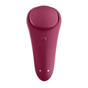 Satisfyer App Enabled Sexy Secret Panty Vibrator Wine Red BondageBox UK