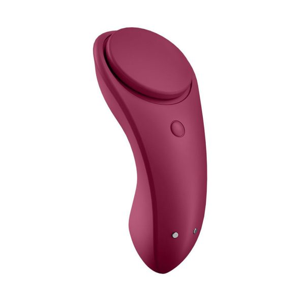 Satisfyer App Enabled Sexy Secret Panty Vibrator Wine Red BondageBox UK