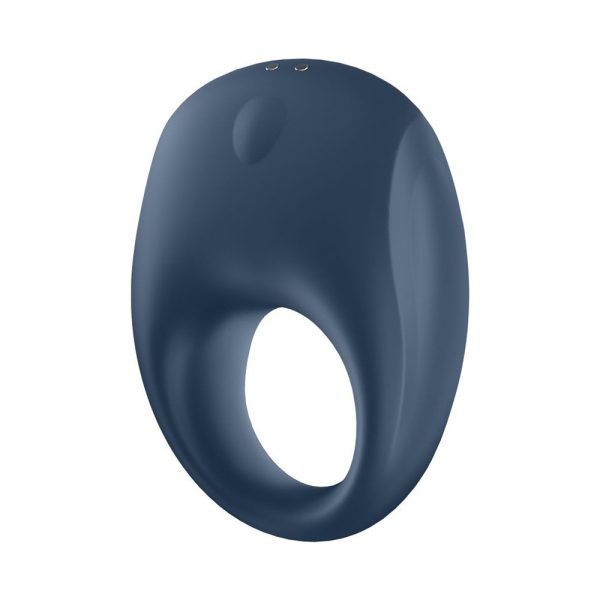 Satisfyer App Enabled Strong One Cock Ring Blue BondageBox UK
