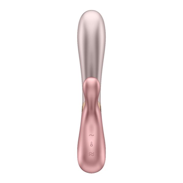 Satisfyer Hot Lover Warming Vibrator With App Control Pink BondageBox UK