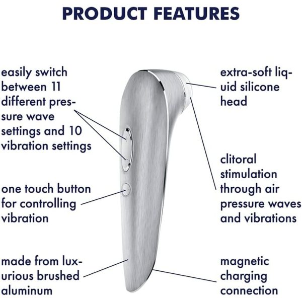 Satisfyer Luxury High Fashion Clitoral Massager BondageBox UK