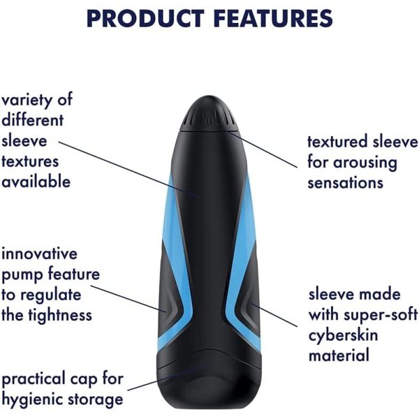 Satisfyer Men Pleasure Stroker Masturbator BondageBox UK